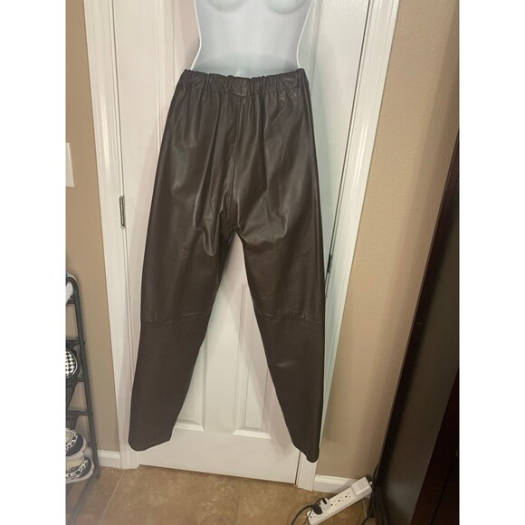 Vintage 90s Cedars Women’s Brown Leather High Waist Pants - M - EUC - Picture 6 of 8